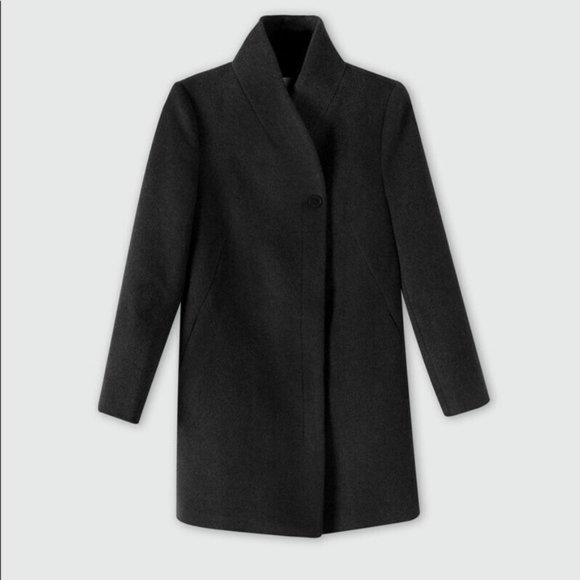 OAK+FORT Rust Cocoon Coat - Picture 10 of 10